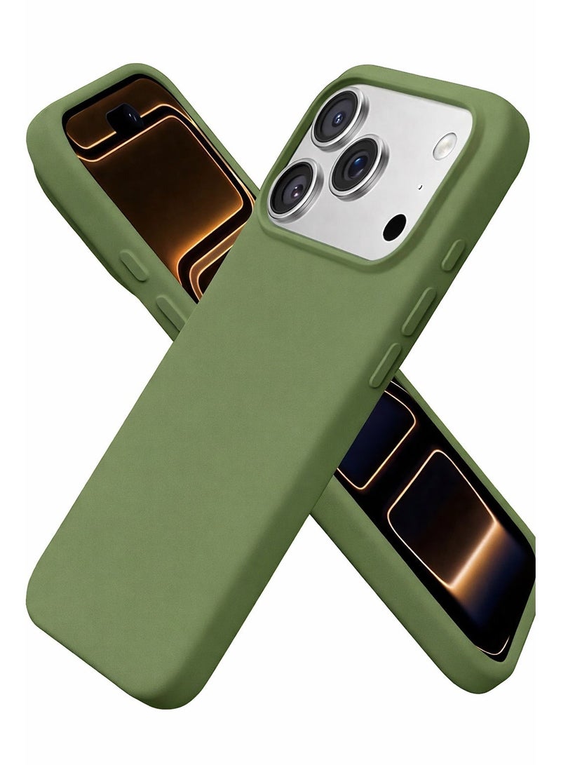 Mida iPhone 17 Pro Max Silicone Case Cover, full body protection case with a soft silky feel, shockproof cover with microfiber lining - Image 1